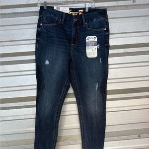 Seven7 Women's Deep Indigo Skinny Jeans